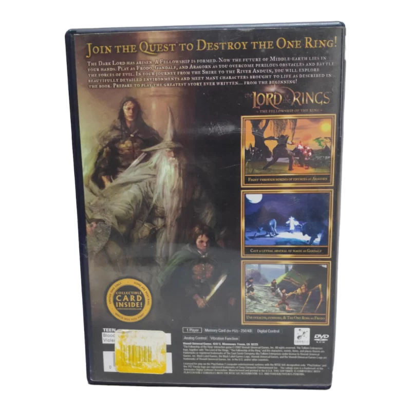 The Lord of the Rings: The Fellowship of the Ring Americano - PlayStation 2 - Image 2