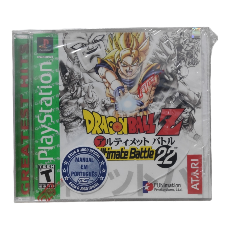 Dragon Ball Z Ultimate Battle 22 Greatest Hits Americano Lacrado - PlayStation