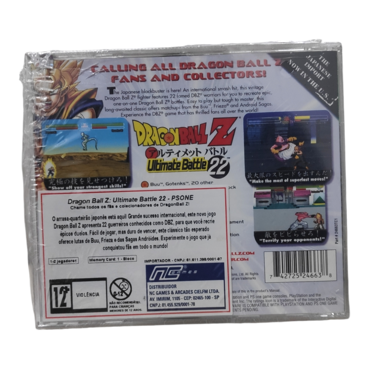 Dragon Ball Z Ultimate Battle 22 Greatest Hits Americano Lacrado - PlayStation - Imagem 2