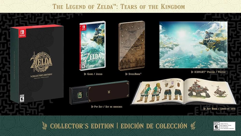 The Legend of Zelda: Tears of The Kingdom Collector's Edition Novo - Nintendo Switch - Imagem 2